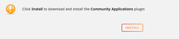Installation de Community Applications